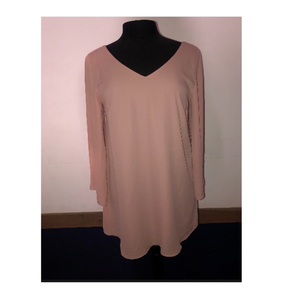 Lush Blush Pink Bell Sleeve Dress!